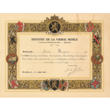 Diplôme de prix. 