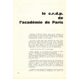 Le C.R.D.P. de l'académie de Paris.