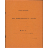 Rapport des activités du Centre Régional de Documentation Pédagogique. Académie de Toulouse. Année scolaire 1955-1956.