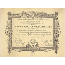 Diplôme d'Instruction Primaire Élémentaire. 