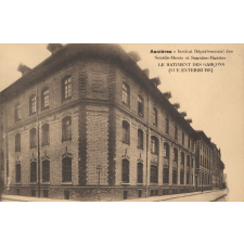 Asnières - Institut Départemental des Sourds-Muets et Sourdes-Muettes - Le Bâtiment des Garçons (Vue Extérieure).