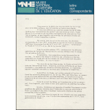 Musée national d'Histoire de l'Éducation - Lettre aux correspondants - N° 3 juin 1979.