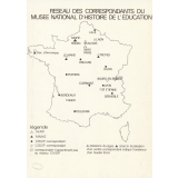 Réseau des correspondants du musée national d'histoire de l'éducation.