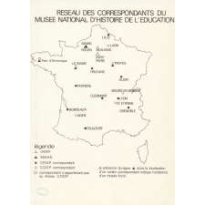 Réseau des correspondants du musée national d'histoire de l'éducation.