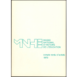 Musée national d'Histoire de l'Éducation - Compte rendu d'activité 1978.