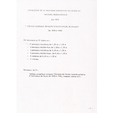 L'Ecole normale primaire d'instituteurs de Rouen (de 1828 à 1940) - Académie de Rouen - Musée du matériel pédagogique - Troisième exposition du 18 juin au 11 octobre 1975.