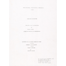 Musée national d'histoire de l'éducation : cinquième exposition, catalogue