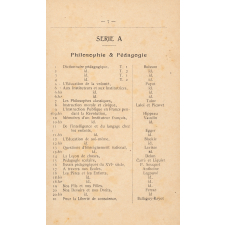 Bibliothèque pédagogique circulante à l'usage des Instituteurs et Institutrices de la Circonscription de Dinan.