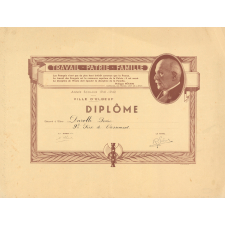 Diplôme de 9è Prix de Classement. 
