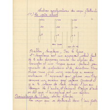 Cahier de Sciences physiques