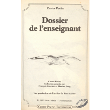 Dossier de l'enseignant. Castor Poche.