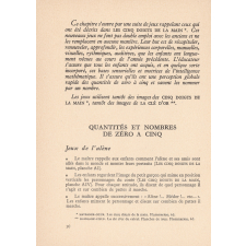 La clé d'or du calcul. Suite aux Cinq doigts de la main. Guide de l'éducateur. II. 