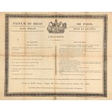 Acte public pour la licence.