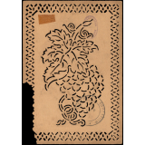 Modèle perforé pour apprendre à dessiner : vigne