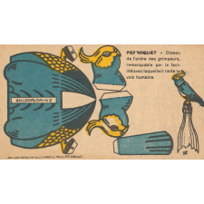 Jeu de découpage : Boldoflorine : perroquet