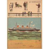 Découpage : bateau : Normandie : Phoscao