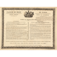 Acte public pour la licence.