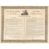 Acte public pour la licence.