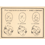 Carte réclame : la Gaduase : pour apprendre à dessiner chez l'enfant