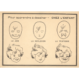Carte réclame : la Gaduase : pour apprendre à dessiner chez l'enfant