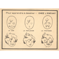 Carte réclame : la Gaduase : pour apprendre à dessiner chez l'enfant
