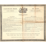 Acte public pour la licence.