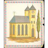 Jeu de piquage : église