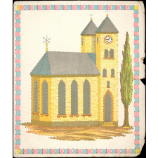 Jeu de piquage : église