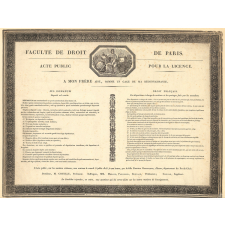 Acte public pour la licence.