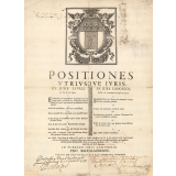 Positiones utriusque juris, ex jure civili, ex jure canonico.