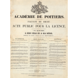 Acte public pour la Licence.