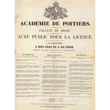 Acte public pour la Licence.