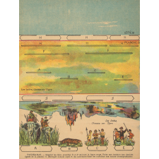 Découpage : les Indes : chasse au tigre
