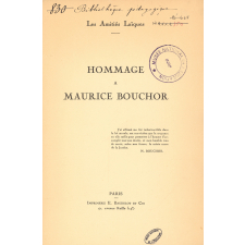 Hommage à Maurice Bouchor.