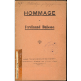 Hommage à Ferdinand Buisson.