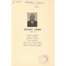 Antony Famin. 1898-1945.