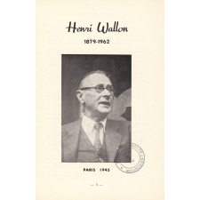 Henri Wallon (1879-1962). Journée internationale de l'O.M.E.P., Paris, 23 mai 1973.