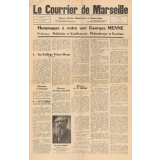 Hommages à notre ami Georges Menne. Professeur, Publiciste et Conférencier, Philanthrope et Pacifiste.