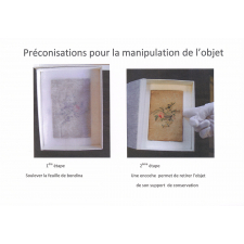 Travail de couture. Trousse de couture.