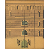 Façade : château-fort : jeu de construction