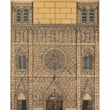 Façade : cathédrale : jeu de construction