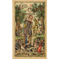 Dessus de boite : jeu de cubes : comique