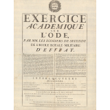 Exercice académique sur l'Ode.