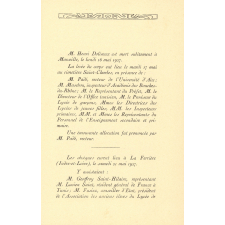A la mémoire de M. Henri Doliveux, 1862-1927.