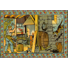 Dessus de boite : loto des proverbes