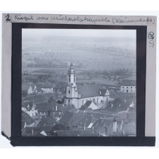 Riegel von Michaelskapelle (Kaiserstuhl) = Riegel vue depuis la Chapelle Saint-Michel