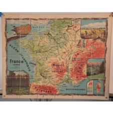 Tableaux-Cartes Toutey : France physique