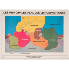Les principales plaques lithosphériques