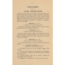 Nouveaux horaires et programmes de l'enseignement primaire. Arrêté du 17 octobre 1945.
