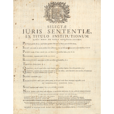 Selectae juris sententiae.